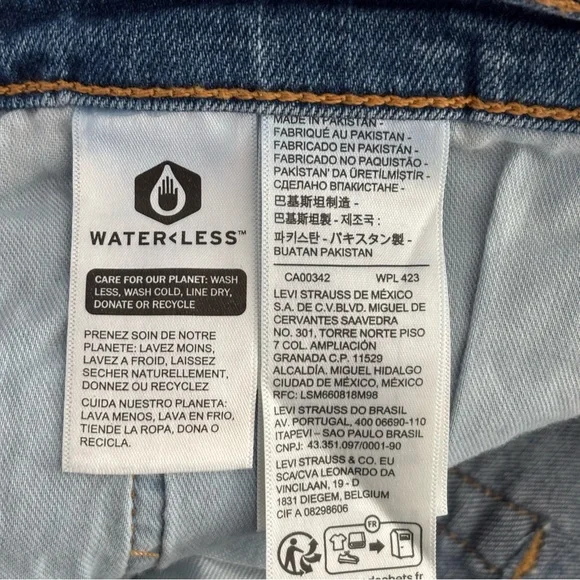 Levi's 505 Men's Jeans Size 38x32, Blue, Regular Straight, Denim. BRAND NEW. - Picture 6 of 12